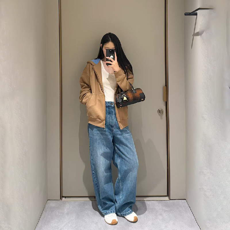 2025秋冬新品罗家徽标刺绣宽松休闲百搭拉链连帽卫衣外套男女同款|undefined