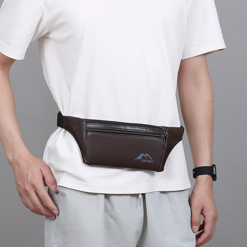 Bolsita de ocio deportivo de comercio exterior, bolsa de teléfono móvil de fitness para correr y montar, bolsa de mensajero de un solo hombro portátil multifuncional, de moda