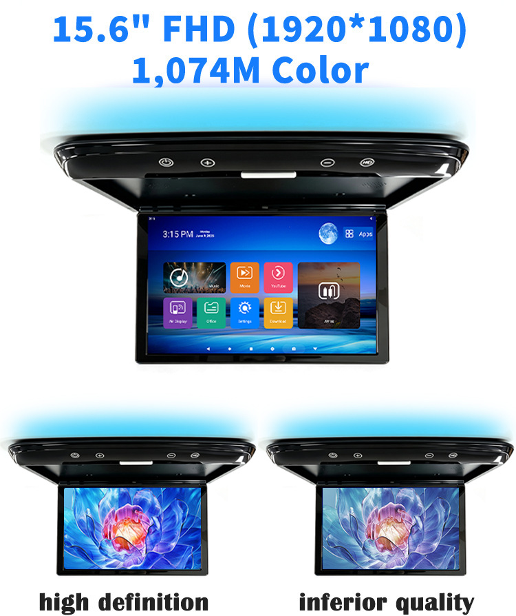 14inch Ceiling-mounted MP5 monitor 14inch Ceiling-mounted Android monitor 14inch Car ceiling-mounted TV monitor