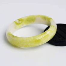 蓝田玉手镯绿手镯菜玉翠绿黄糖心白冰翠玉化墨玉手镯