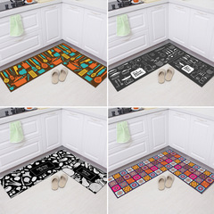 Wholesale Kitchen Anti-slip Mat Nordic INS Kitchen Mat Simple Entrance Mat Rectangle Home Carpet Mat