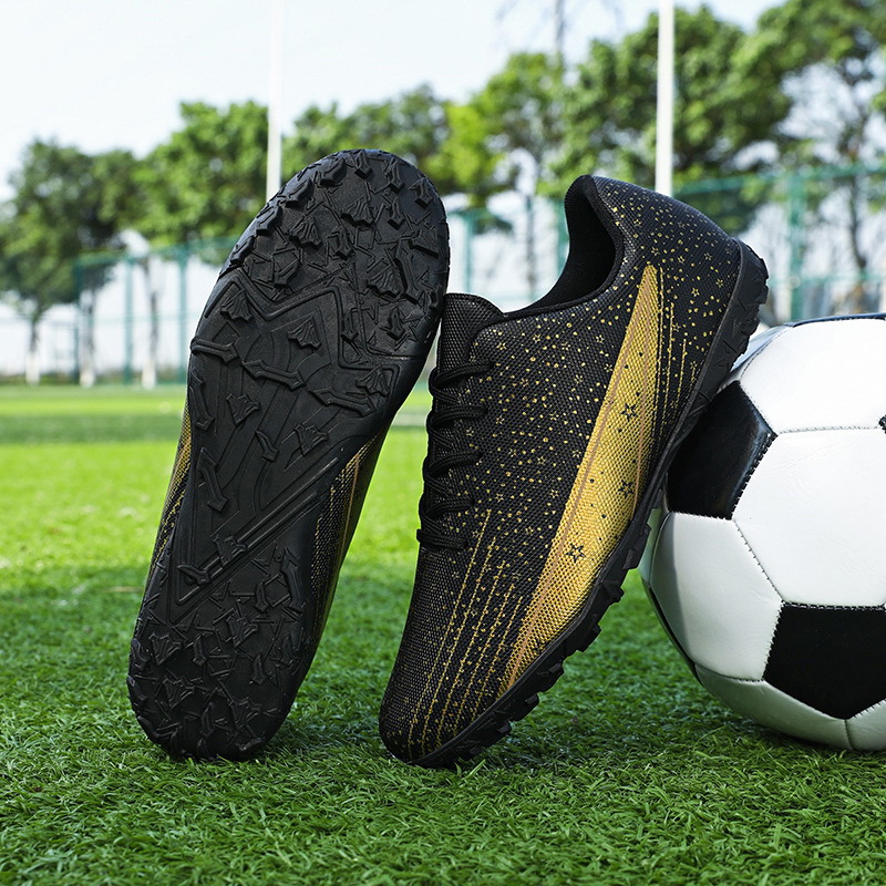 Nuevos zapatos de fútbol para niños transfronterizos zapatos de fútbol para hombres estudiantes zapatos de fútbol para mujeres TF zapatos de fútbol para hombres comercio exterior al por mayor