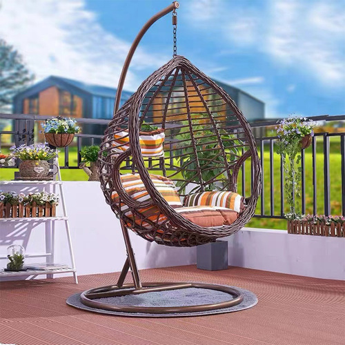 Hanging basket wicker chair, indoor home hammock, double swing, balcony rocking chair, 