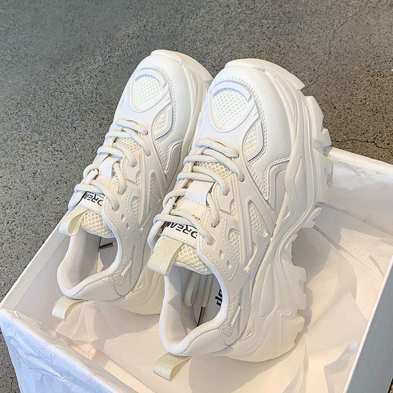 2025新款厚底炸街老爹鞋女秋季ins超火网红增高休闲运动鞋潮