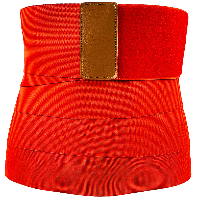 3m/4m/5m束腰带缠绕加压松紧收腹带健身瘦身塑型绑带护腰带跨境品