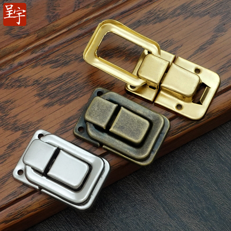 Vintage Square Box Buckle Lock Mini Lock Retro Square Luggage Hardware Accessories Head Buckle Vintage Square Box Buckle Lock Mini Lock Retro Square Luggage Hardware Accessories Head Buckle