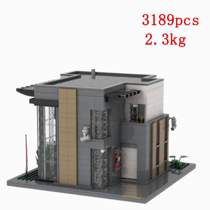 Cross-border Small Particle Assembly Building Blocks MOC-84426 Modern Street Scene Architecture Art Collector's Toy_voghion.com