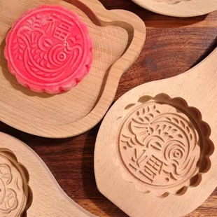 Baked Mold Mooncake Pastry Flower Cake Dessert Snow Skin Dragon Boat Festival Printed Baking Aliexpress Factory Direct Sale