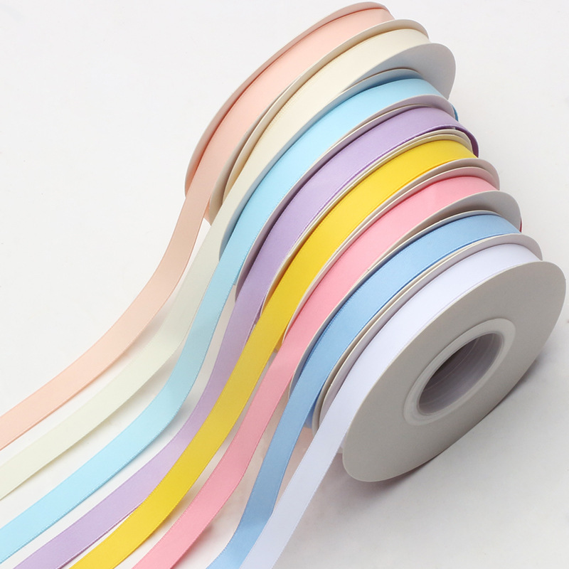 Brillante cinta de poliéster de doble cara cinta de embalaje de flores de alta densidad engrosada diy florista artesanal
