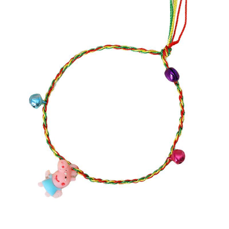 colorful ankle bracelet