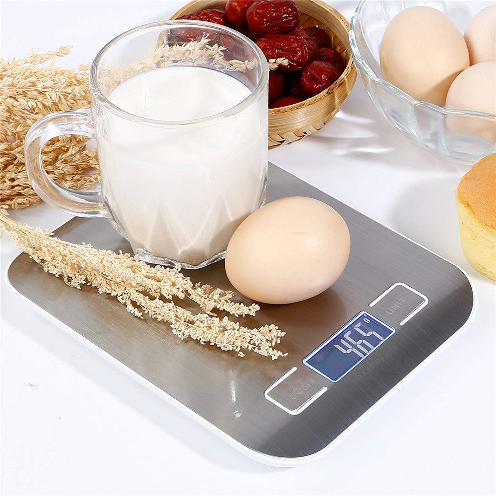 Electronic Kitchen Scale Home Stainless Steel Electronic Kitchen Scale Baking Ingredient Scale Food Scale 1g Factory Wholesale