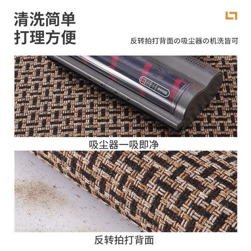 Household entrance floor mats, entrance door mats, living room entrance hall, retro light luxury carpets, door door stain-resistant anti-slip mats