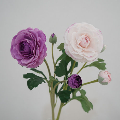 High-quality moisturizing lotus fresh and simple bride holding bouquet silk flower photo studio shooting props wholesale