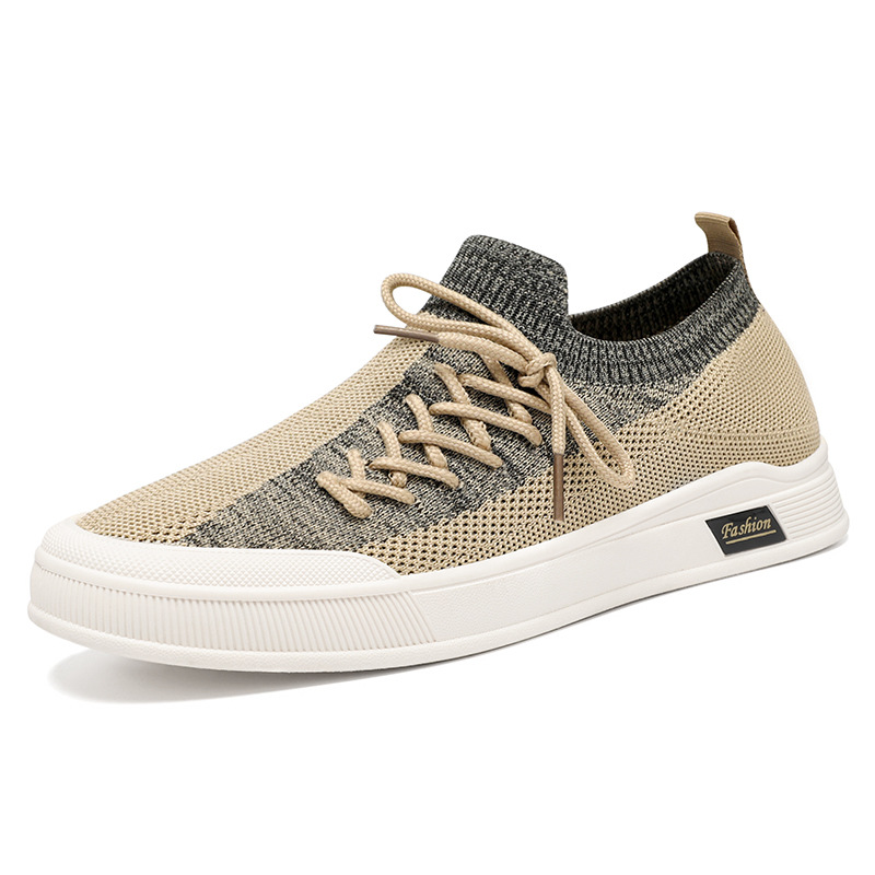 Zapatos de hombre de verano nuevos zapatos de malla de tejido para hombre ligero y transpirable zapatos deportivos de moda delgados