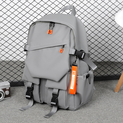 Men's Large Capacity Travel Laptop Backpack Casual Bag Korean Style Backpack for Middle School Students and University Students