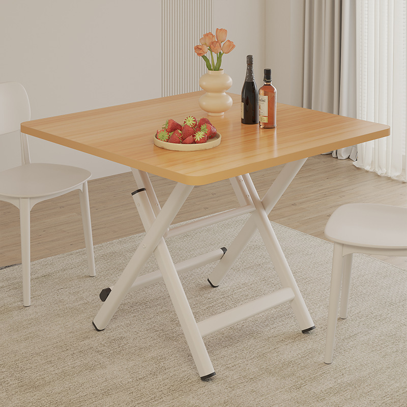 Folding Table Household Small Table Household Simple Square Dining Table Rental House Outdoor Portable Stall Dining Table