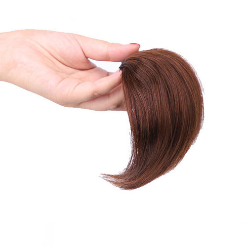 Fake bangs for boys to cover high forehead wig piece men's hair extension piece forehead hairline wig patch top of head replacement piece