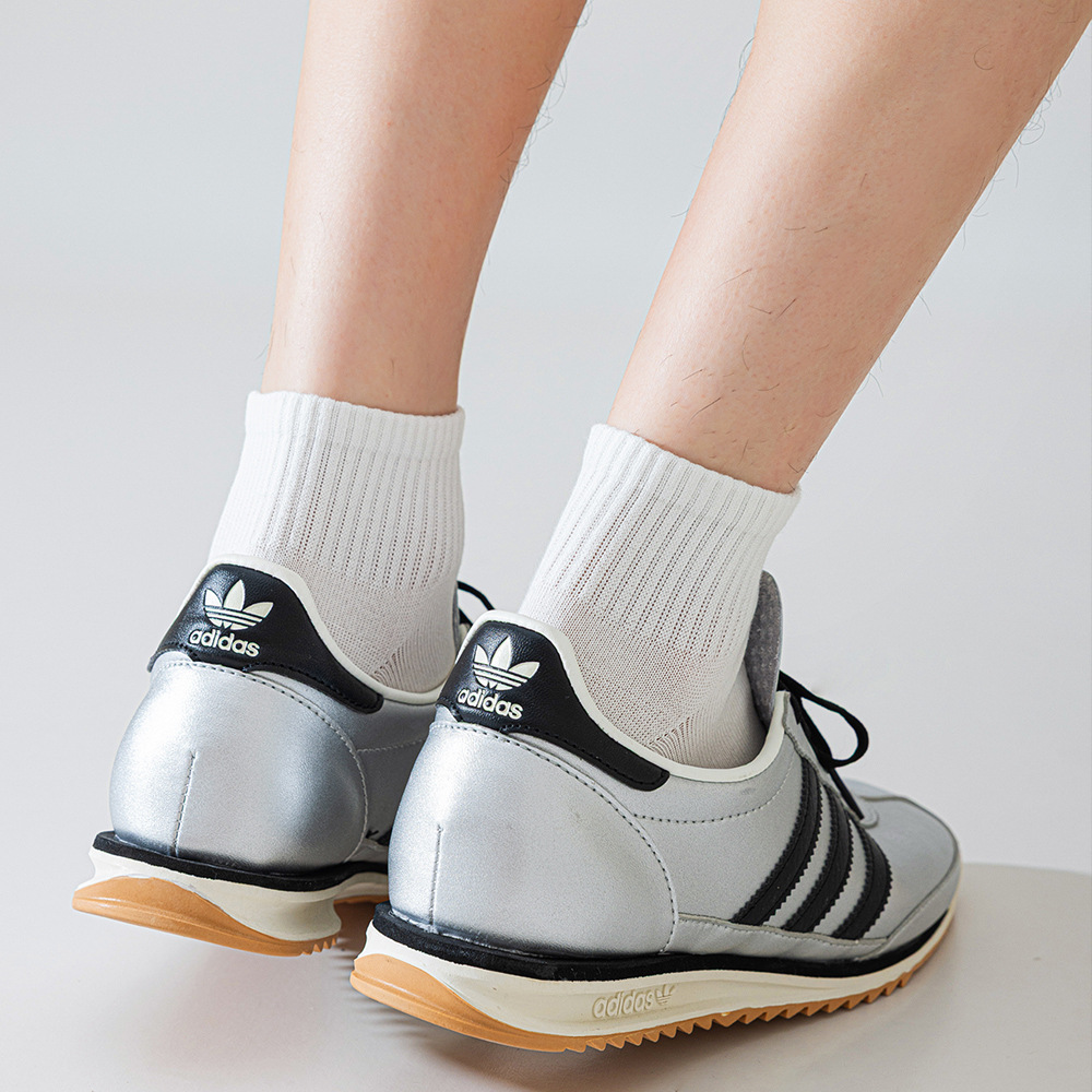 Suxinaimin Socks Men's Spring & Fall Sports Deodorant 10A Antibacterial Pure Color Cotton Socks Men's Summer Short Socks