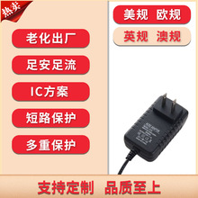 插墙式美规12V1A开关电源 IC方案 足电流 美标12v12w 监控器电源