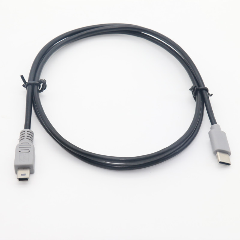 安卓micro usb转mini USB公对公typec充电线对T型口5POTG对拷手机