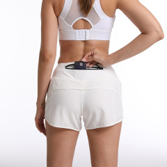 2024 Summer New Yoga Pants Outdoor Sports Shorts for Women Quick-Drying Breathable Shorts Fitness Yoga Shorts Wholesale