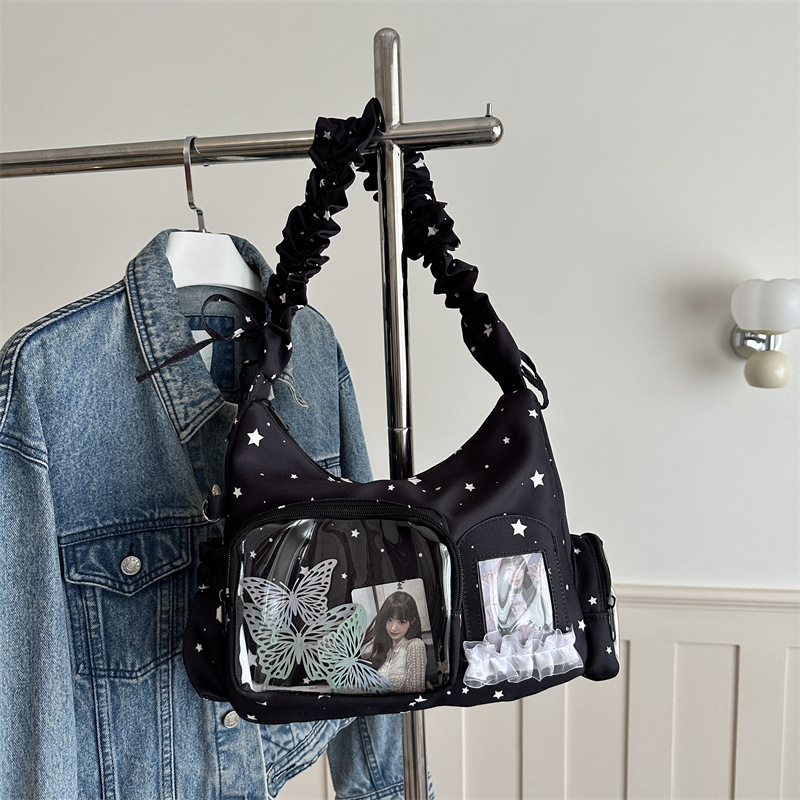 Borsa a tracolla trasparente da donna stile coreano anime_voghion.com