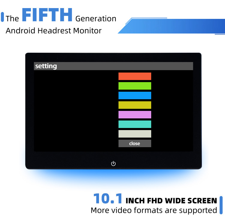 10.1inch External Android Monitor 13.3inch Headrest Android Monitor 11.6inch Headrest Mp5 Monitor