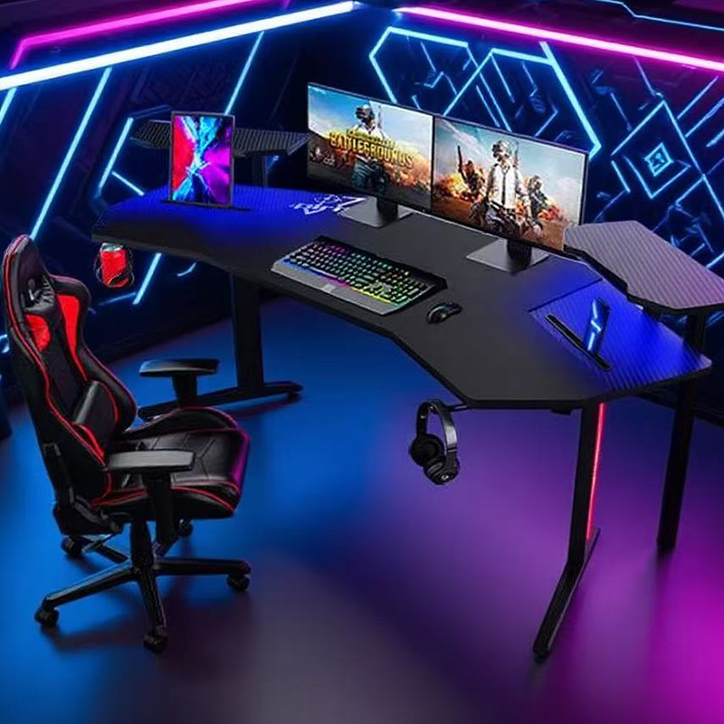 L-Shaped Gaming Desk, Corner Desk, Large Capacity Office Desk, Simple Modern Computer Desk, Study Room Bedroom Furniture