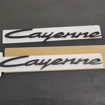 Car logo, New Porsche Cayenne emblem