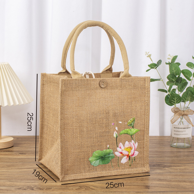 25 de largo, 19 de ancho y 25 de alto; lino