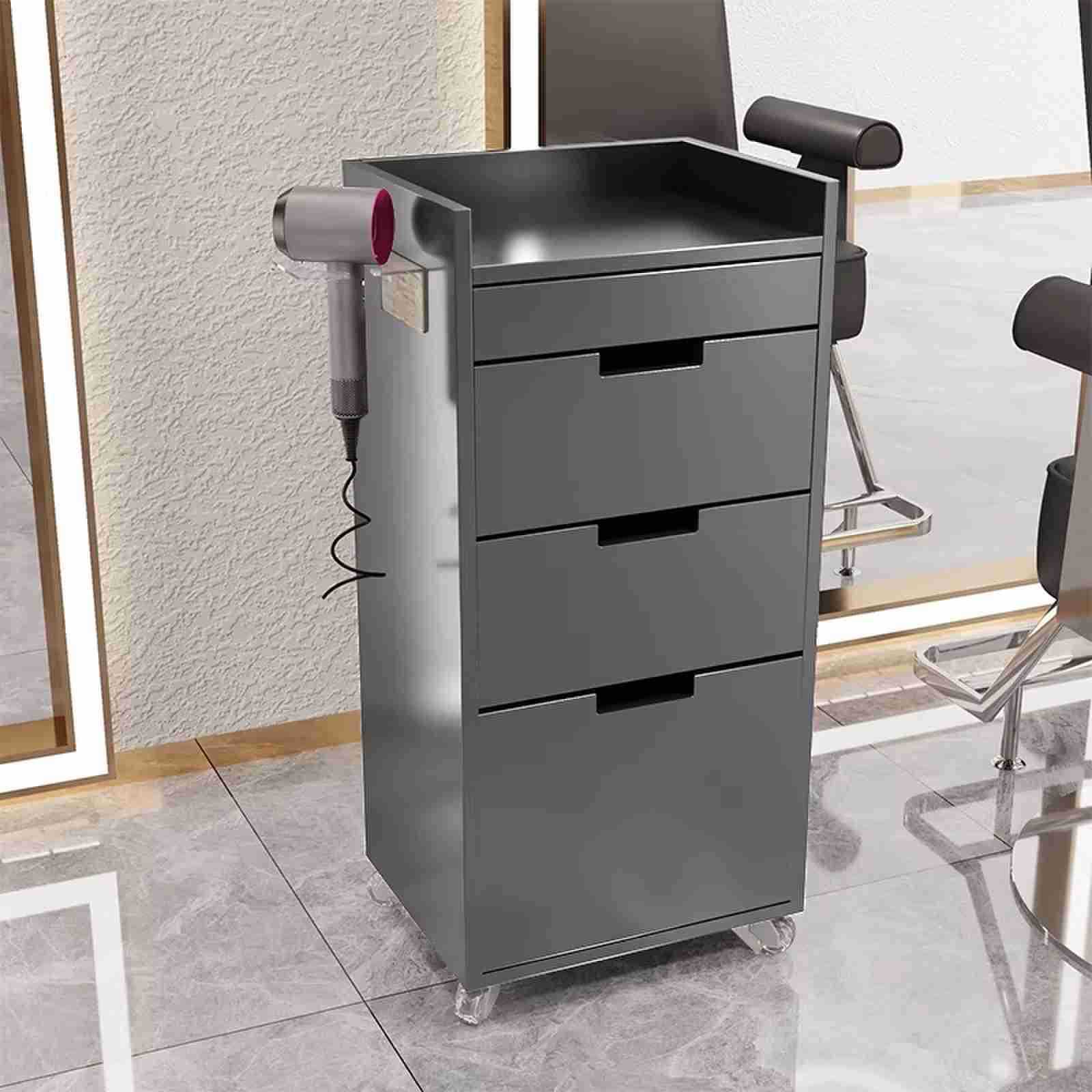 Barbería en línea herramientas carro salón especial barbería almacenamiento gabinete barbería corte de pelo barbería gabinete de herramientas