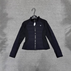 lu25秋冬新款立体修身轻薄短款立领瑜伽羽绒服外套