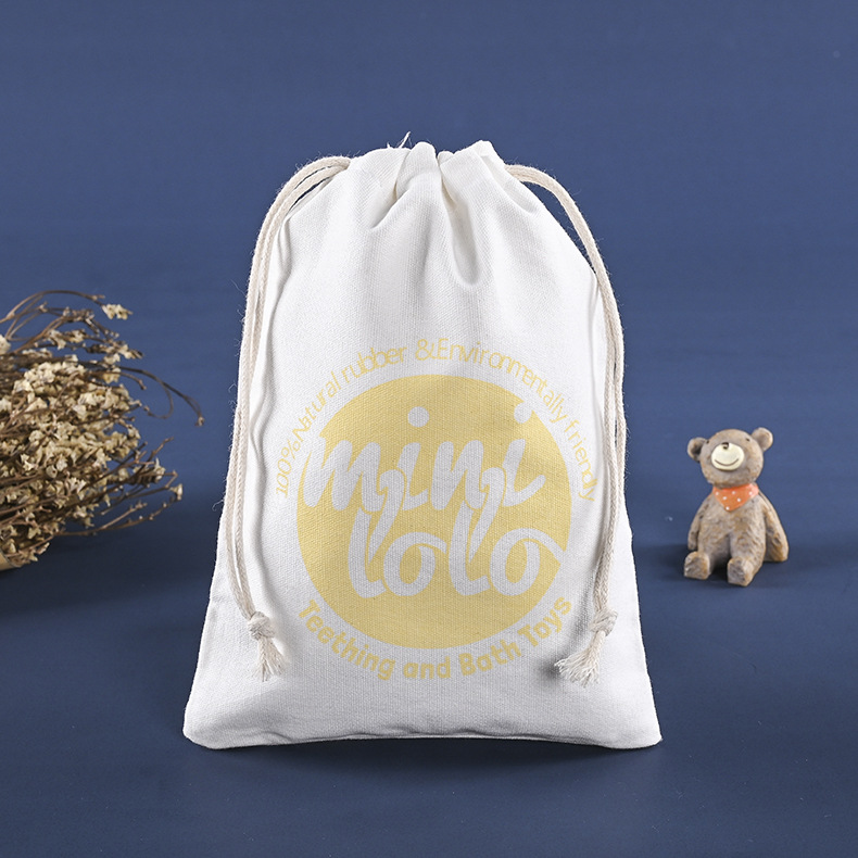 定 做棉布束口袋礼品帆布拉绳袋抽绳束口帆布袋数码印花帆布袋