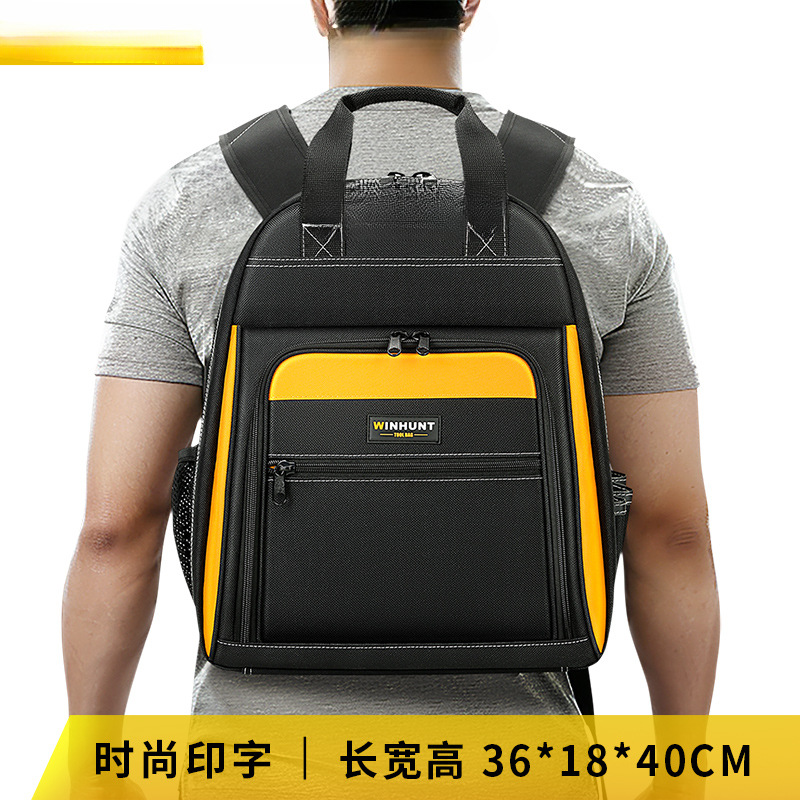 Changshengke herramientas duraderas carpintería paquete eléctrico multifuncional tela gruesa gran capacidad mochila de hombro