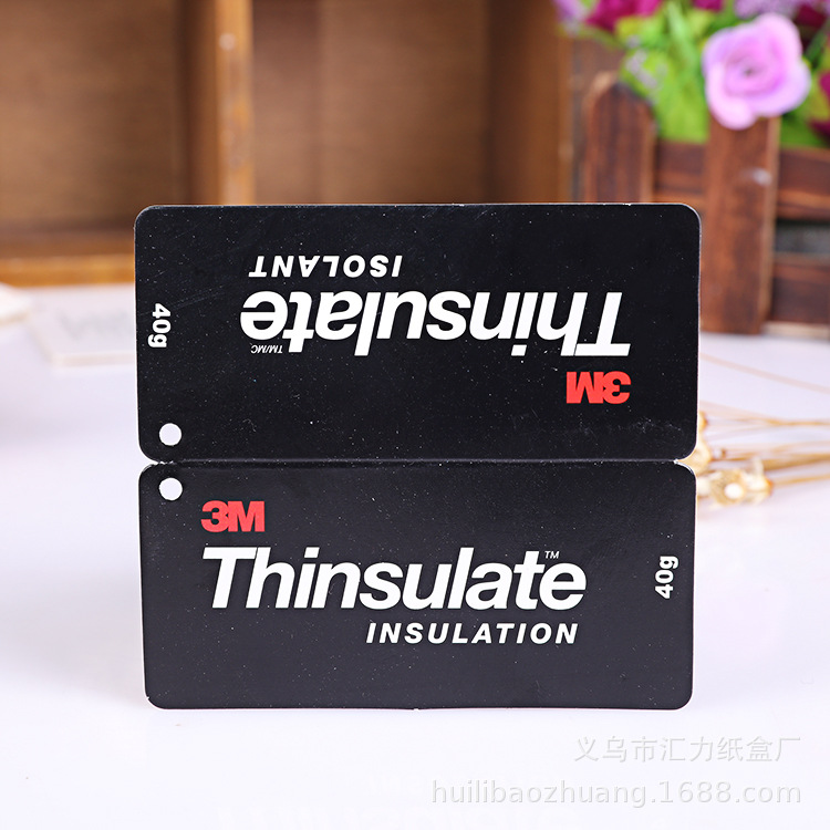 厂家批发对折纸卡 PVC卡片彩色卡纸 挂钩卡片三M上光片吸塑纸卡