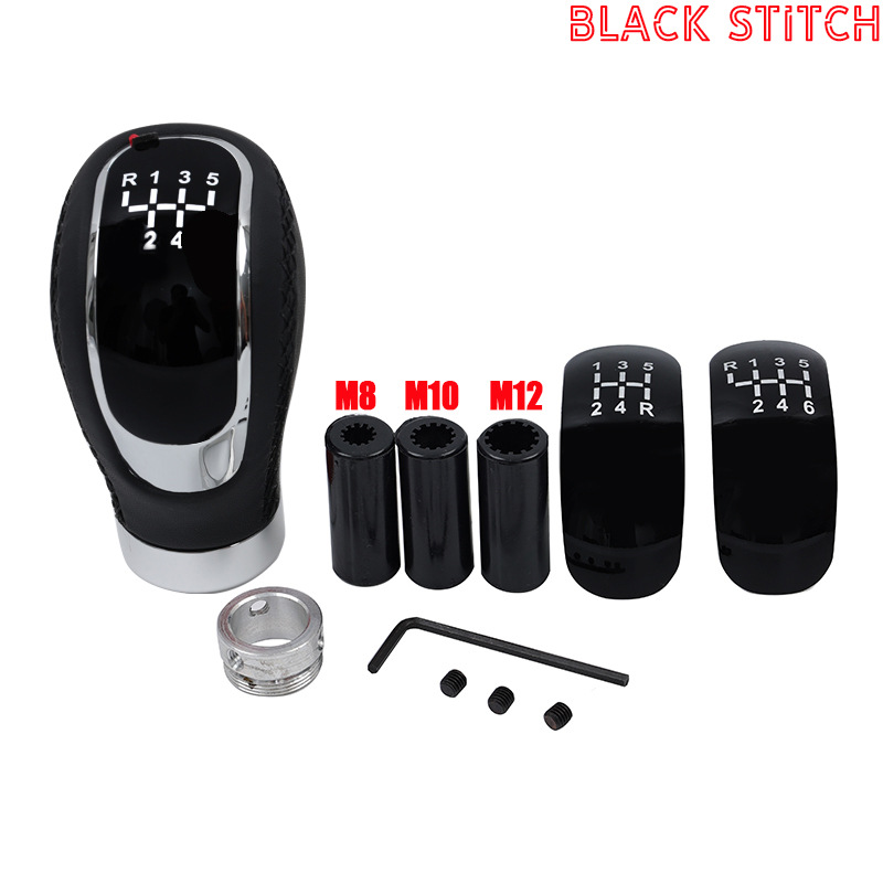 Línea roja, línea azul, línea negra, cambio de velocidad de automóvil transfronterizo, cambio de velocidad de automóvil, accesorios de bola de mano image 6