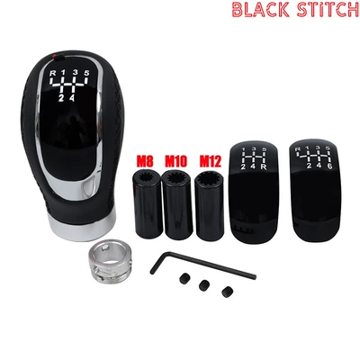 Universal gear head red line blue line black line gear replacement cross-border car gear lever modification shift handball accessories (Cab and accessories) - black-line-suit