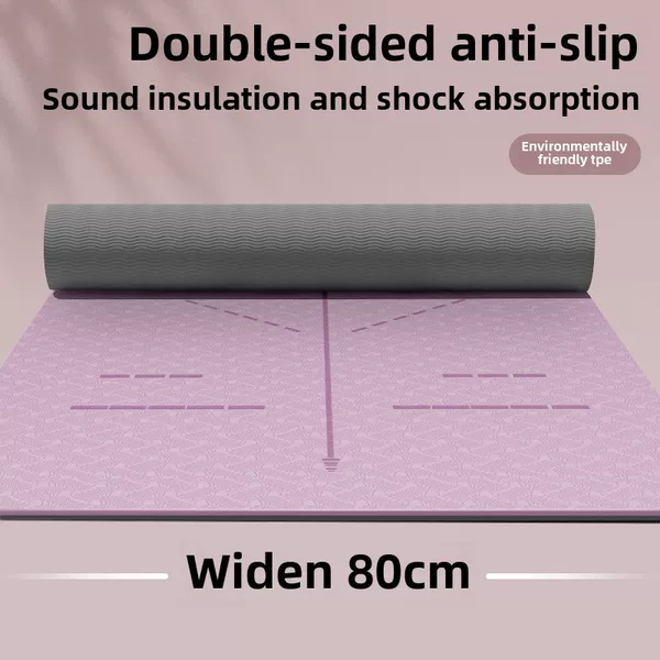 Cross-border TPE Yoga Mat Children's Special Shock Absorbing Mute Non-slip Mat Home Thickened Sports Dance Fitness