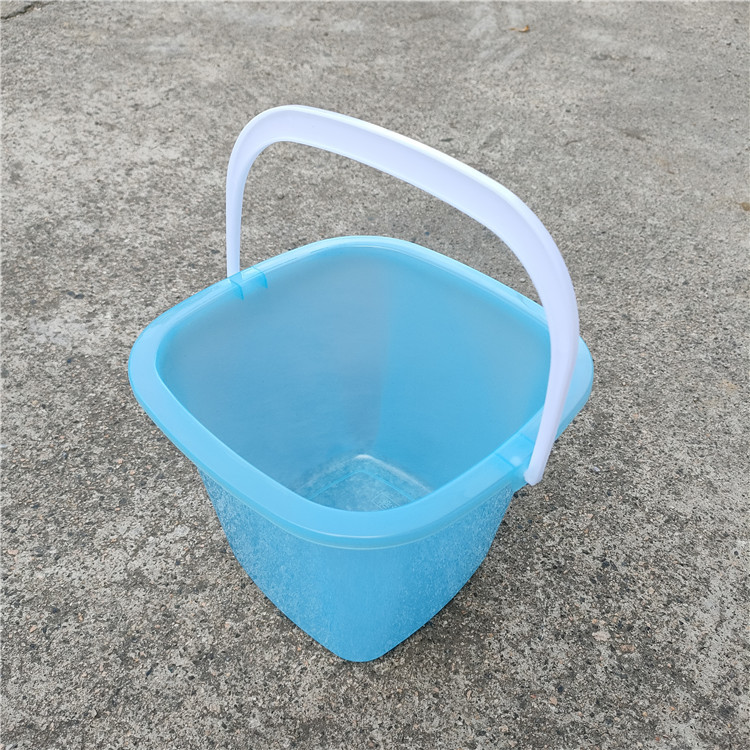 Paint and plastic small bucket color bucket picking ripe material not break small square bucket paint worker decoration bucket latex paint bucket