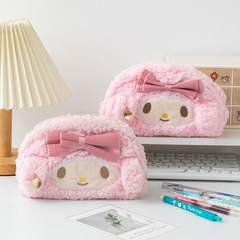 日系insぬいぐるみ羊筆袋女子かわいい大容量アニメ文房具袋美楽ティ化粧バッグ
