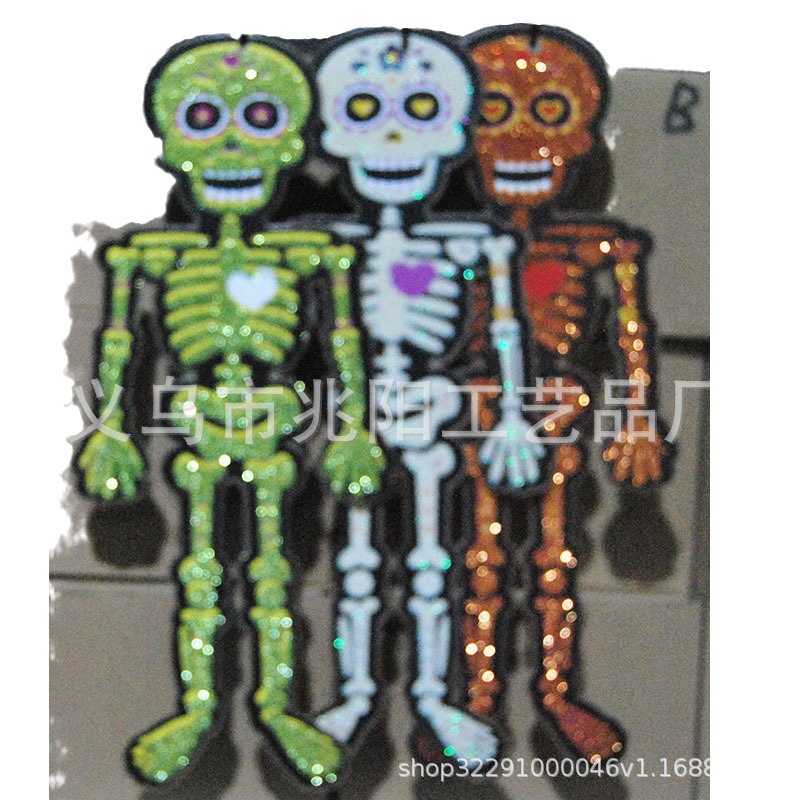 Halloween nuevo jardín calabaza madera polvo colgante fantasma Festival casa embrujada horror atmósfera decorativa cráneo colgante