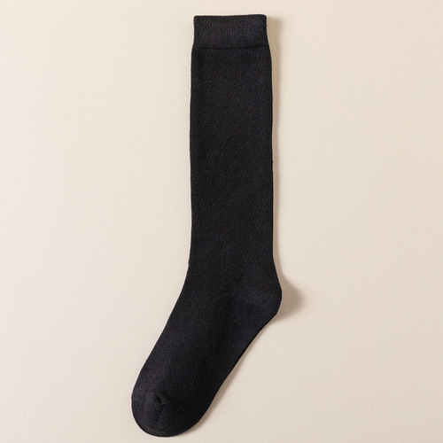 Women's calf socks, spring and autumn style, knee-high compression socks, long socks, high-top half-leg socks, extended knee-length women's socks