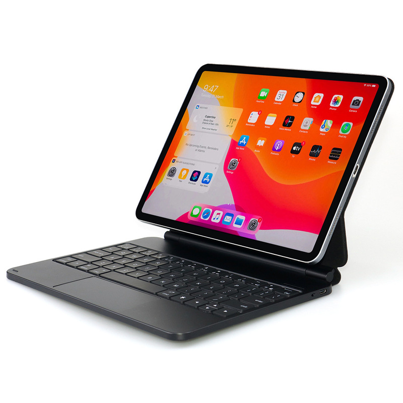 Magic Keyboard Suitable for 2024 New iPad Air 6 11inch M2 Wireless Keyboard Leather Case Protective Case