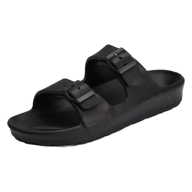 Парные мужские женские Бокен тапочки двойные полоски с пряжкой