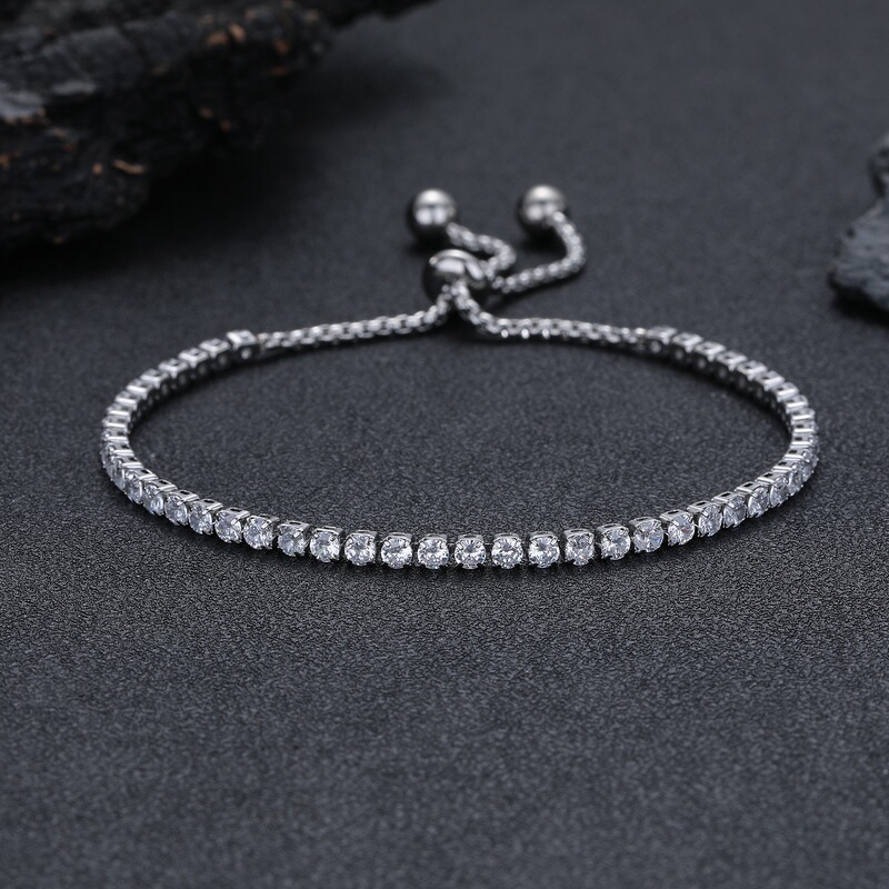 High-End Luxury Copper Diamond Wholesale Tennis Bracelet with Zircon Adjustable Claw Design, Fashionable Bracelet Style for Men and Women, Full Chain Jewelry Accessory High-End Luxury Copper Diamond Wholesale Tennis Bracelet with Zircon Adjustable Claw Design, Fashionable Bracelet Style for Men and Women, Full Chain Jewelry Accessory