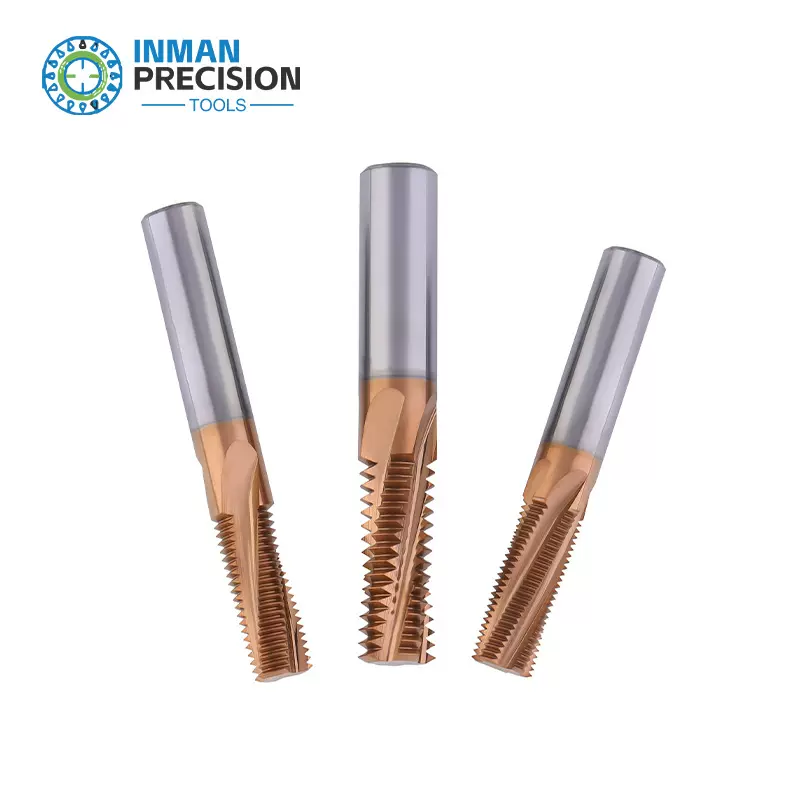 工厂定制非标CNC数控加工螺纹铣刀单牙三牙全牙钨钢合金英制铣刀