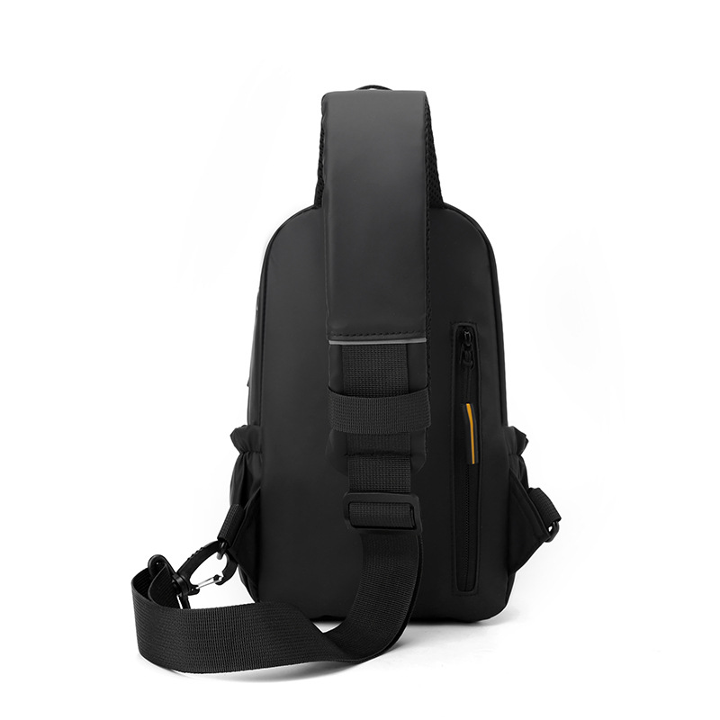 Nuevo bolso de pecho de tendencia simple para estudiantes universitarios de secundaria ocio diario bolso de mensajero de gran capacidad bolso de hombro de viaje al aire libre