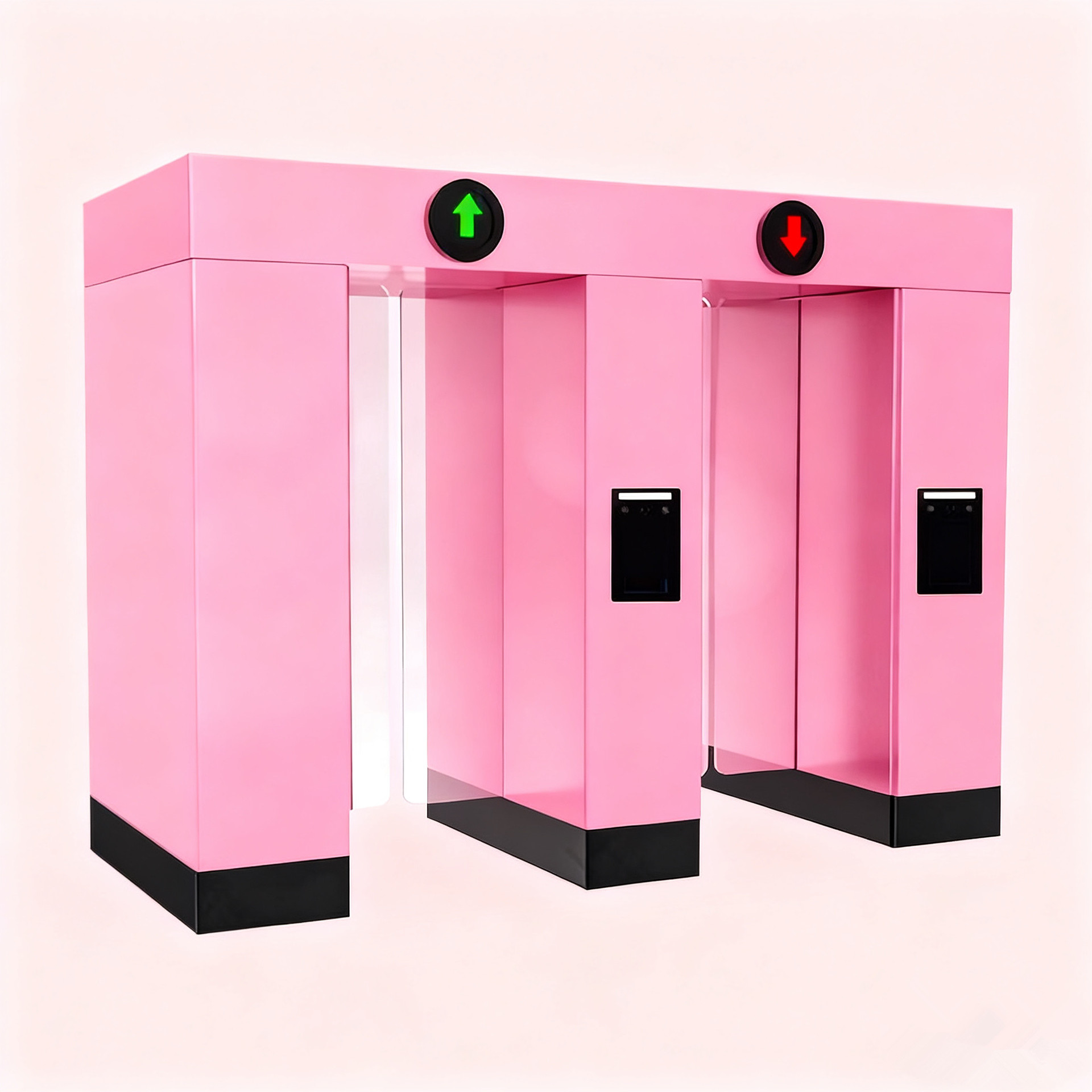 双通道全高平移闸高端小区防盗人行通道闸火车站智能全自动平移闸