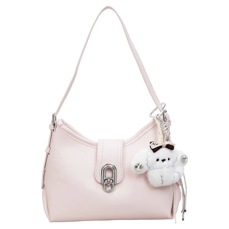 La sensación cotidiana de lujo ligero nicho bolso debajo de la braza de la mujer 2026 nuevo estilo primavera-verano popular viaje de hombro bolso de cubo