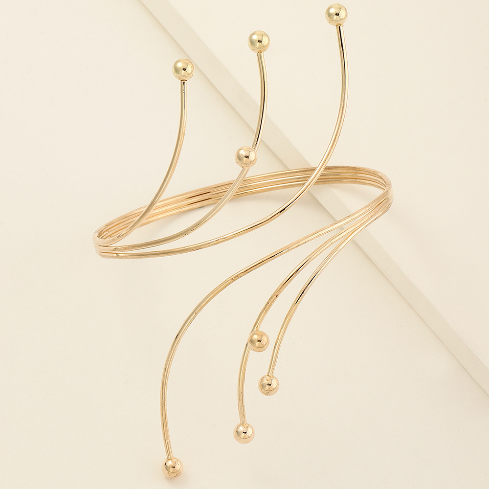 24g Weight Alloy Pendant Material No Inlaid Inlay Material arm bracelet Classification Alloy Chain Material Anniversary, Business, Travel Occasion Alloy Material Geometric Pattern All Seasons Season Women'S Gender Fashion Style Fashion Hollow Geometric Pattern Butterfly Leaf Alloy Bracelet 19